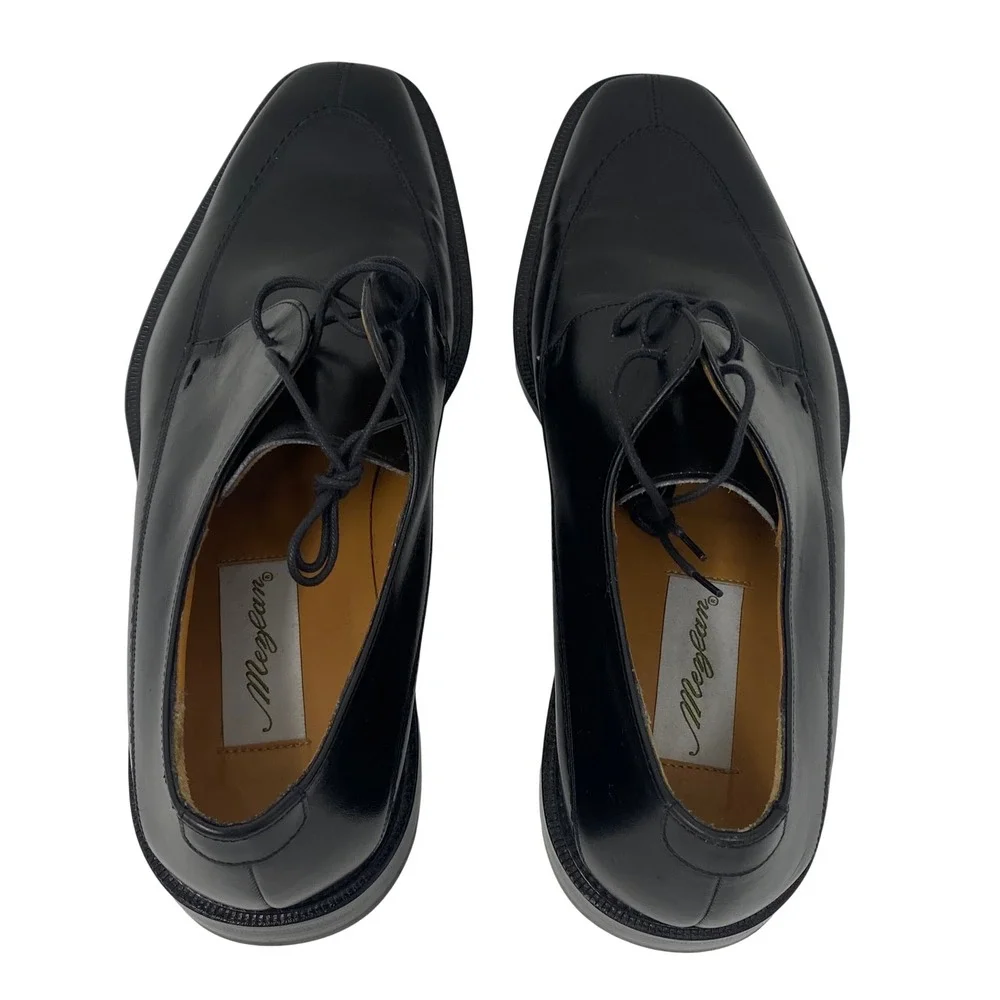 Mezlan black leather